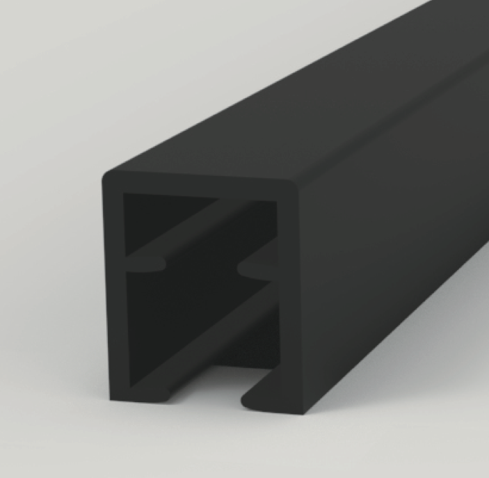 Plastic Strip for 3"x7/8" Alu Rail — 1/4" Opening