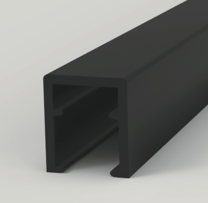 Plastic Strip for 3"x7/8" Alu Rail — 3/8" Opening