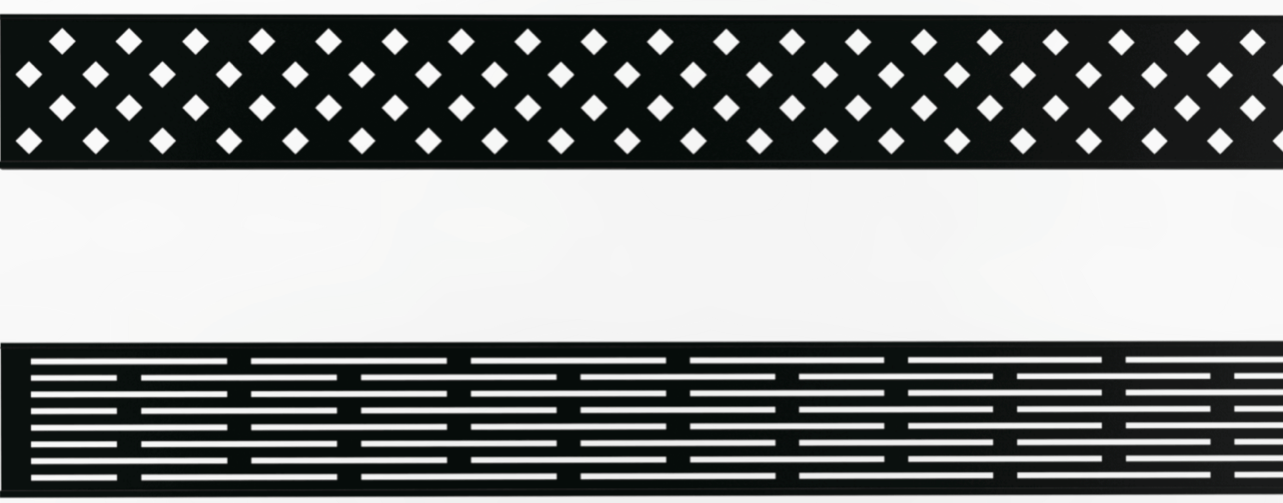 8"x72" Aluminum Lattice